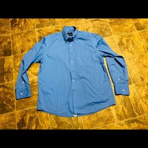 Covington blue men’s dress shirt 17 34/35